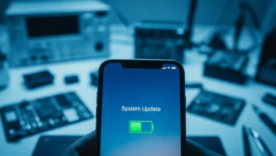 iPhone recebendo atualização de software para corrigir drenagem de bateria no iOS 19.